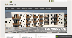 Desktop Screenshot of flexmodul.dk