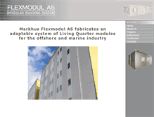 Tablet Screenshot of flexmodul.no